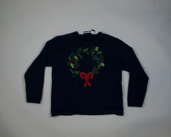 Radical Wreath-Small Christmas Sweater