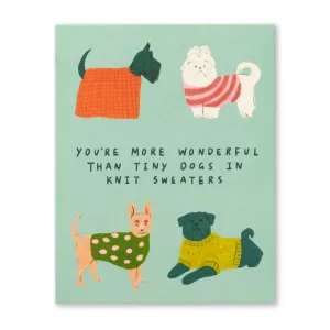 Tiny Dogs Friendship Card
