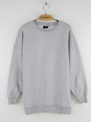 Women's OverSized Plain Solid Sweaters,Grey